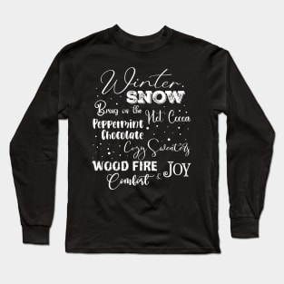 Winter Snow Long Sleeve T-Shirt